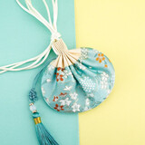 玩控  中国风香包古风香囊香袋空袋子汉服装饰随身挂件端午节礼物香包 豆青色（空袋）