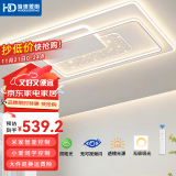 HD led智能语音吸顶灯 大客厅卧室全屋灯饰米家智能灯具包安装套餐 星雨米家大客厅灯/160W/105*65cm