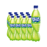 可口可乐（Coca-Cola）芬达 Fanta 西瓜味 / 苹果味/葡萄味 含糖汽水 500ml*12瓶 整箱装 苹果味