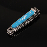 博友多功能指甲钳创意指甲刀带小刀开瓶器指甲剪美甲工具简约创意个性 经典国货 激光刻字礼品 709蓝色