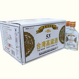 顺吉台湾高粱酒浓香型国产正宗粮食白酒 家常口粮酒自饮 泡酒 53度 125mL 24瓶 一家亲