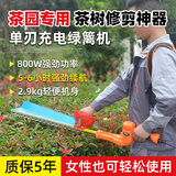 TOMSPOWER充电式锂电托马斯绿篱修剪机园林电动绿化剪枝茶叶灌木树球篱笆剪 单刃24V绿篱机+12A(5-6小时)