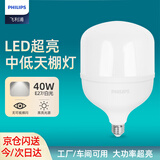 飞利浦（PHILIPS）恒亮型LED灯泡中低天棚灯大功率节能照明球泡E27螺口40W白光（6500K）