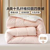 富安娜被子春秋被芯双人A类抗菌被子四季通用空调被四季被230×229cm