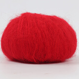 九色鸟马海毛手工编织diy材料包儿童毛衣披肩围巾线细毛线团幼马海毛