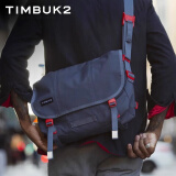 TIMBUK2纯色邮差包经典斜挎包帆布信使包单肩包男休闲包背包送男友礼 青灰色/闪耀红 XS