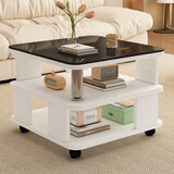 雅美乐小方几正方形可移动小茶几简约现代家用小户型桌子客厅沙发边几