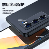 毕亚兹适用vivo iqooneo5s手机壳 iQOONeo5S手机保护套 全包防摔轻薄液态磨砂亲肤手感软壳 JK119黑