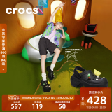 卡骆驰crocs刘雨昕同款雪屋洞洞鞋女鞋户外休闲鞋|209347 黑色-001 39(240mm)