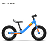 书比（SOOIBE）儿童宝宝平衡车2-7岁小童男孩女孩滑步车无脚踏自行车12寸a100 蓝色-可拆卸脚踏