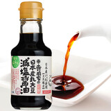 寺冈家日本进口拌饭减盐酱油 调味汁日式饭煎鸡蛋拌饭酱油 鲣鱼柴鱼酱油 减盐酱油150ml
