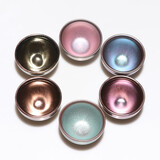 建缘天成 建盏茶杯彩金束口6.5口径小盏陶瓷杯子品茗杯一口杯茶盏 6只彩金盏（礼盒装）