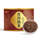 福茗源 普洱茶  云南勐海熟普100g散茶罐装茶叶金芽陈年普洱