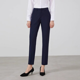 特洛曼免烫西装裤女职业直筒裤正装面试工作装西裤职业烟管休闲女裤