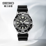 精工（SEIKO）手表 怪兽复刻黑盘水鬼夜光潜水机械男表SRPD27J1 生日礼物