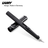 LAMY凌美钢笔 狩猎系列墨水笔 大学生文具情侣礼物书写练字正姿钢笔 企业团购定制 亮黑色19BK-0.7mm