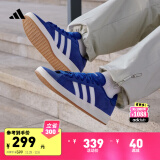 adidas GRAND COURT BASE 00s休闲麂皮板鞋男女阿迪达斯轻运动 半荧光蓝/白色/树脂黄 36