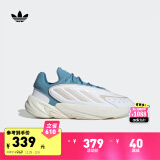 adidas OZELIA复古经典运动老爹鞋男女阿迪达斯官方三叶草 亮白/蓝/米白 42