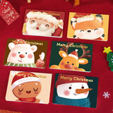 TaTanice 圣诞贺卡圣诞节礼物贺卡心愿祝福卡片送朋友留言卡明信片贺卡