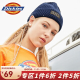 dickies 毛线帽 男女同款字母绣标针织帽 9542 深藏青色 均码