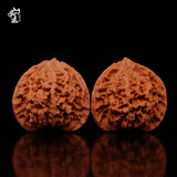 山中玉文玩核桃把玩手盘古玩精品老树满天星狮子头一对手把件生日礼物男