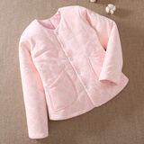 木吻纯棉花内胆贴身小棉袄 女修身夹棉棉衣 女士薄棉保暖内穿棉服冬装 粉色碎花 2XL推荐身高152~170CM 110~125斤