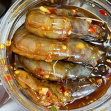 【顺丰】网红生呛大虾腌制虾生腌海鲜泰式无皮虾夹馅虾罐装酱虾 泰式虾+柠檬虾+生呛虾+夹馅虾各1