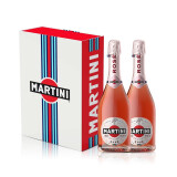 马天尼（Martini）洋酒 意大利进口  Rose粉红起泡酒 750ml双支礼盒 