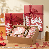 豫特惠餐具套装碗碟套装碗盘餐具整套10头陶瓷碗盘勺子乔迁结婚七夕礼物 玫瑰皇后【4碗4勺2盘】