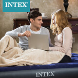 INTEX 线拉款家用充气床垫户外气垫床露营折叠床户外防潮垫午睡双人