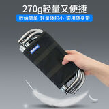 威拓森（weituosen）户外折叠凳子铝合金折叠椅子便携马扎凳板凳钓鱼椅钓椅 黑银 大号(赠收纳袋)