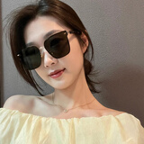 帕莎（Prsr）渐变大框防晒太阳镜女潮流遮阳镜明星同款墨镜女 PS2042
