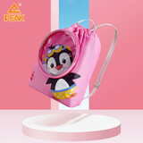 匹克儿童干湿分离游泳包运动束口健身便携防泼水收纳袋双肩背包YS41101粉色