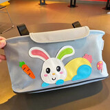 小芽仔婴儿车挂包收纳袋多功能通用大容量置物袋儿童遛娃神器手推车挂包 兔子加厚款