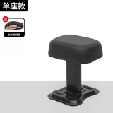宝钺电动车儿童座椅前置电瓶摩托车小孩安全宝宝凳子带娃坐椅 加厚大悍马黑单座