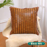 李记花果山 花果山 夏季麻将沙发垫靠枕套 麻将抱枕套 沙发凉席抱枕套麻将块 碳化色抱枕套（不带枕芯） 45*45