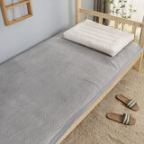 柳伊（Liuei） 水晶绒床单加厚保暖加绒冬季毛绒学生宿舍单人牛奶绒被单单件 浅灰色【保暖水晶绒夹棉床盖】 90*190cm【宿舍上下铺】