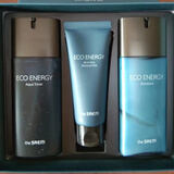 得鲜男士矿物护肤套装水乳洗面奶套盒男生三件套补水保湿清爽 ECO ENERGY生态能量男士3件套