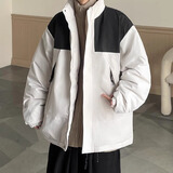 七武海工装棉衣男士秋冬款潮牌立领棉袄男生冬装冲锋棉服外套冬季情侣装 ASM8586杏色 XL