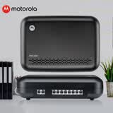 摩托罗拉(Motorola)电话机交换机座机 集团程控交换机 2进8出 电脑话务录音留言呼叫器2拖8 PBX208