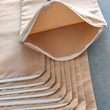 枕芯套内胆套加密加厚带拉链荞麦壳套成人儿童学生家用酒店用宿舍 香槟金色【两个】 40cm*60cm