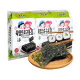 Zek韩国进口 竹盐海苔紫菜包饭寿司即食烤海苔 儿童零食 5g*3包