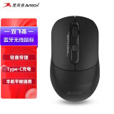 双飞燕（A4TECH）FB10CS 轻音无线蓝牙鼠标可充电笔记本电脑办公手机平板ipad通用 飞时代 石曜黑