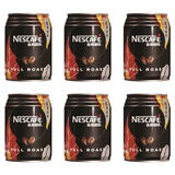 雀巢浓香焙煎美式醇黑咖啡饮料组合装 香港进口Nescafe即饮咖啡 （浓香焙煎）250mL*6罐