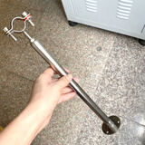 汰辰不锈钢固定支架天然气管道管夹卡箍4分管卡6分水管抱箍管支架 管夹内径19-22调节高度310-400mm