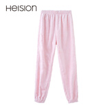 海之宁睡裤女士秋冬季珊瑚绒加厚保暖裤法兰绒可外穿暖暖裤宽松家居裤