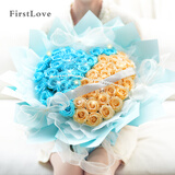 FirstLove52朵永生香皂花同城配送生日新婚礼物非鲜花送女生老婆