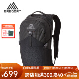 GREGORY格里高利 NANO蜂鸟 旅行男女户外背包通勤双肩包20L 城市轻户外 NANO-20L-曜石黑