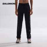 萨洛蒙（Salomon）男款 户外运动休闲轻量耐磨舒适防撕裂徒步长裤 EXPLORE PANTS 深黑色 C20617 S