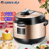 格力（GREE）电压力锅5/6L升高压锅家用大容量多种烹饪功能大火力不沾内胆电饭煲 5L